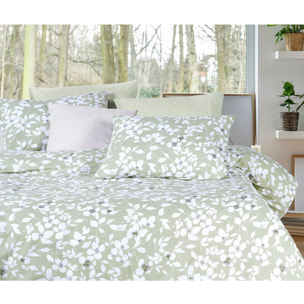 Parure housse de couette et taie(s) oreiller 100% Coton