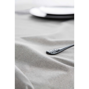 Nappe lisse anti-tâches 100% coton couleur couleur perla