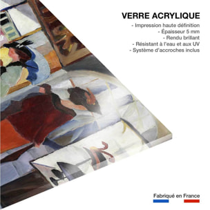 Tableau d'art d' August Macke La Boutique de Mode Tableau plexiglas