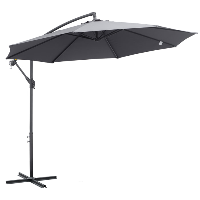 Parasol déporté octogonal – Design pratique – Ø3 m
