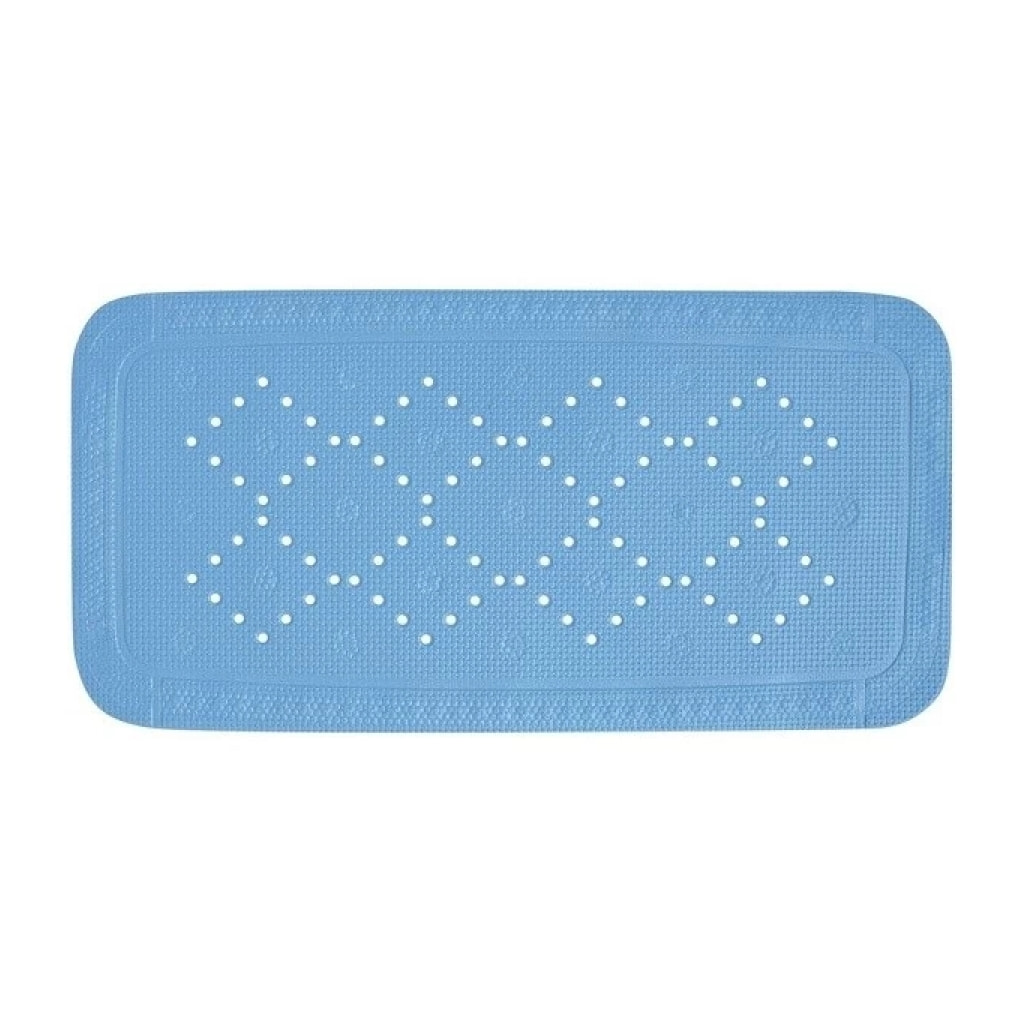 Tapis Fond de baignoire PVC ALASKA Bleu Bermuda Spirella