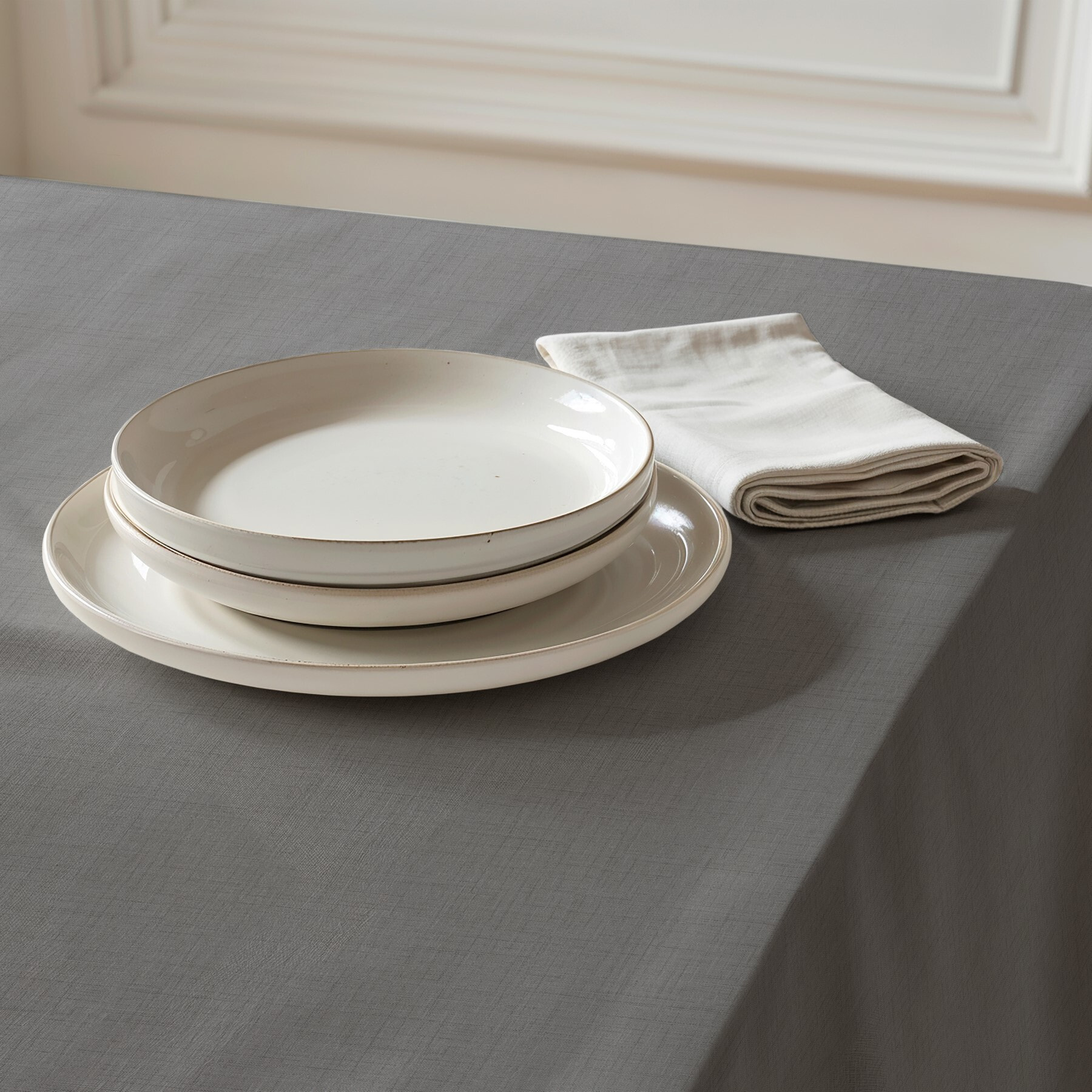 Nappe imprimée anti-tâches ZEN PERLA