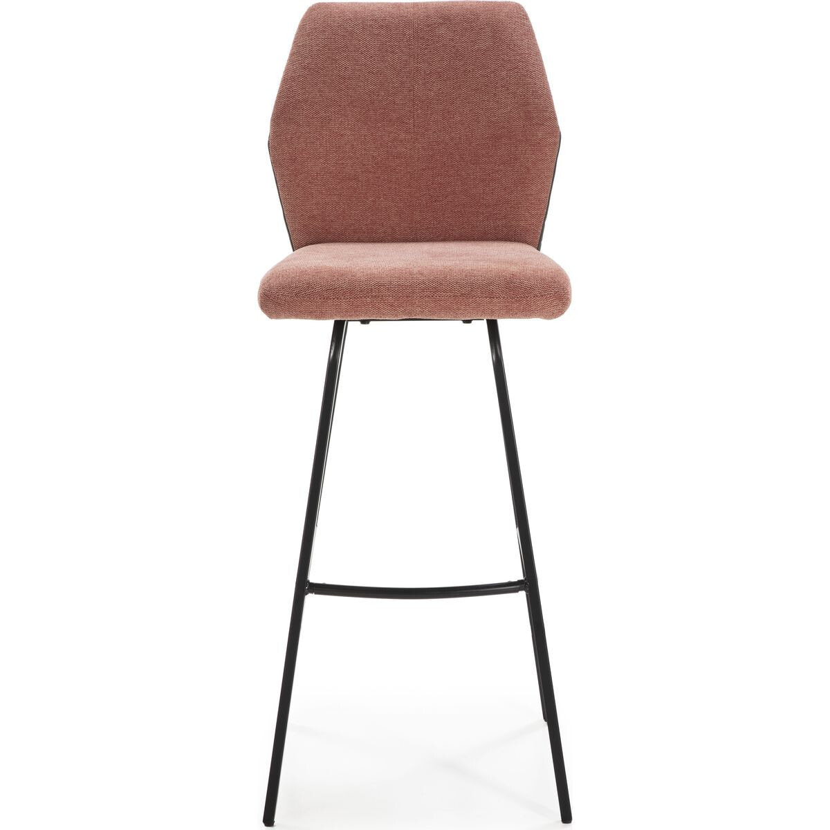 Lot de 2 tabourets de bar en tissu et simili - GARANCE