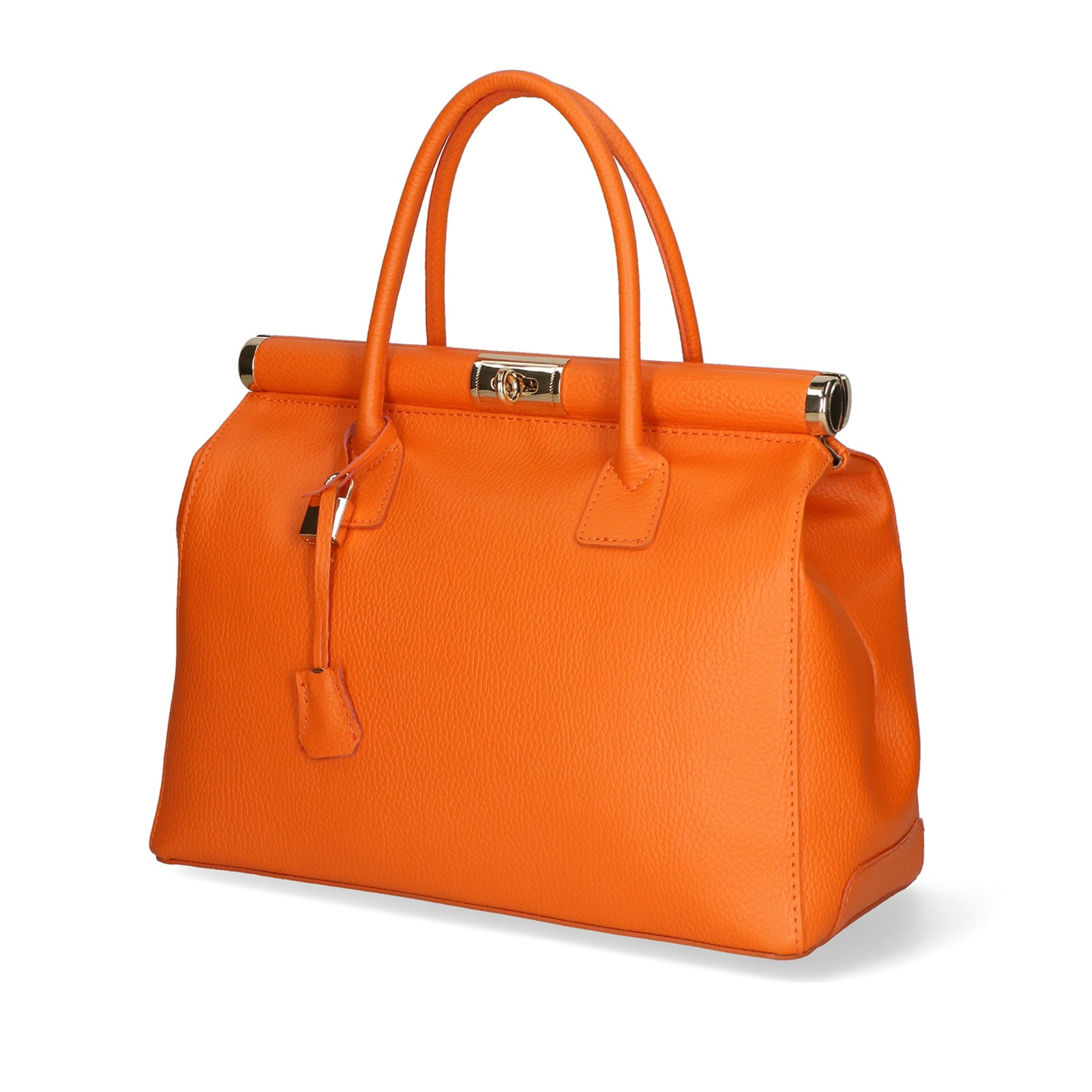 Borsa a mano da donna - Modello Aleria - Vera pelle - 35.0 x 26.0 x 16.0 cm