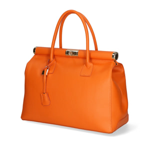Borsa a mano da donna - Modello Aleria - Vera pelle - 35.0 x 26.0 x 16.0 cm