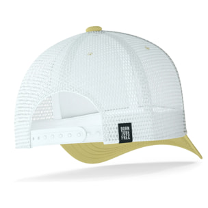 Gorras The Indian Face Born to be Free Yellow / White