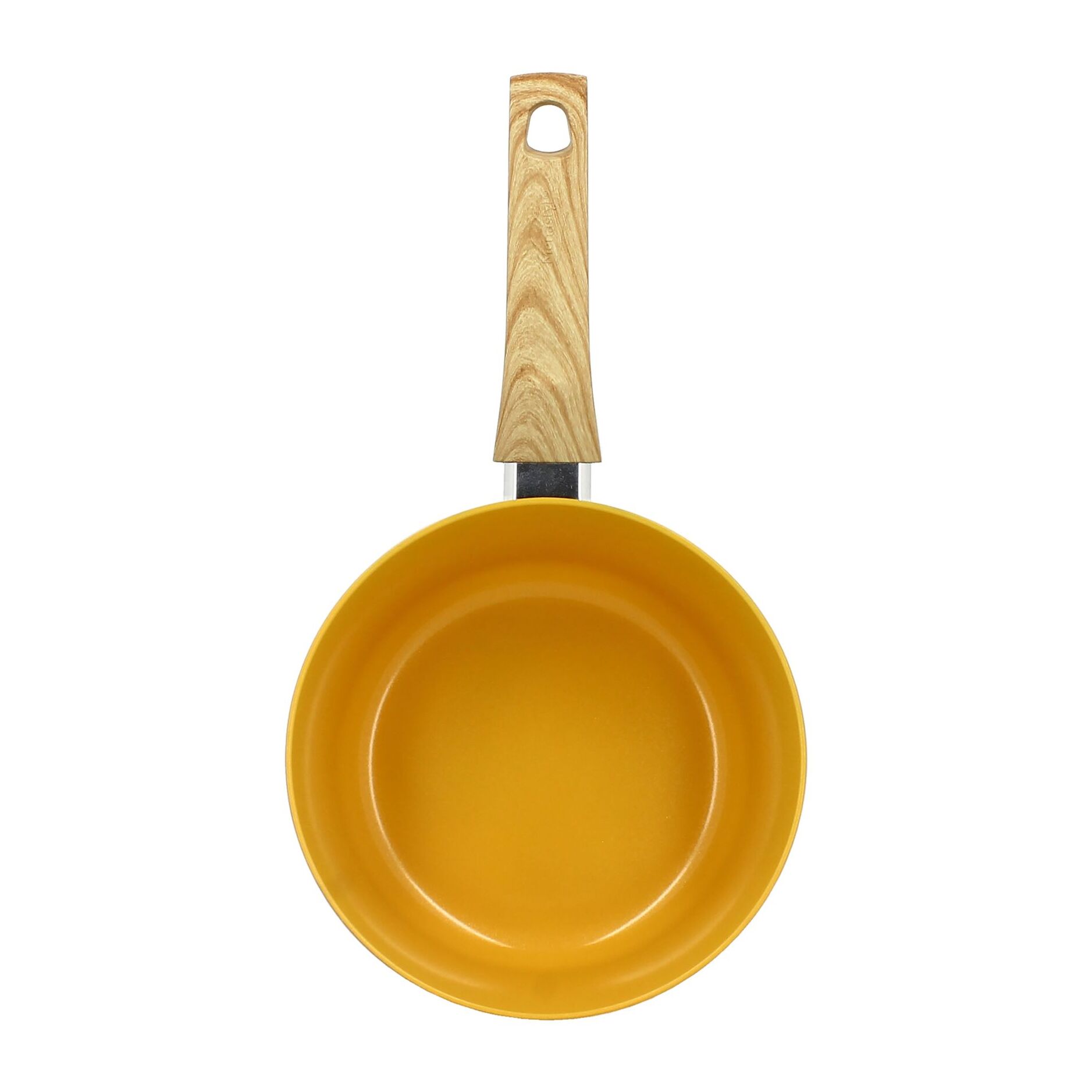 Casserole 20cm avec revêtement céramique jaune - tous feux COLORAMA