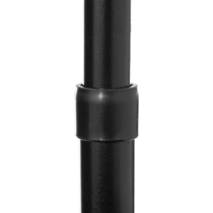 Étagère de douche télescopique rectangle noir "Blackalu"