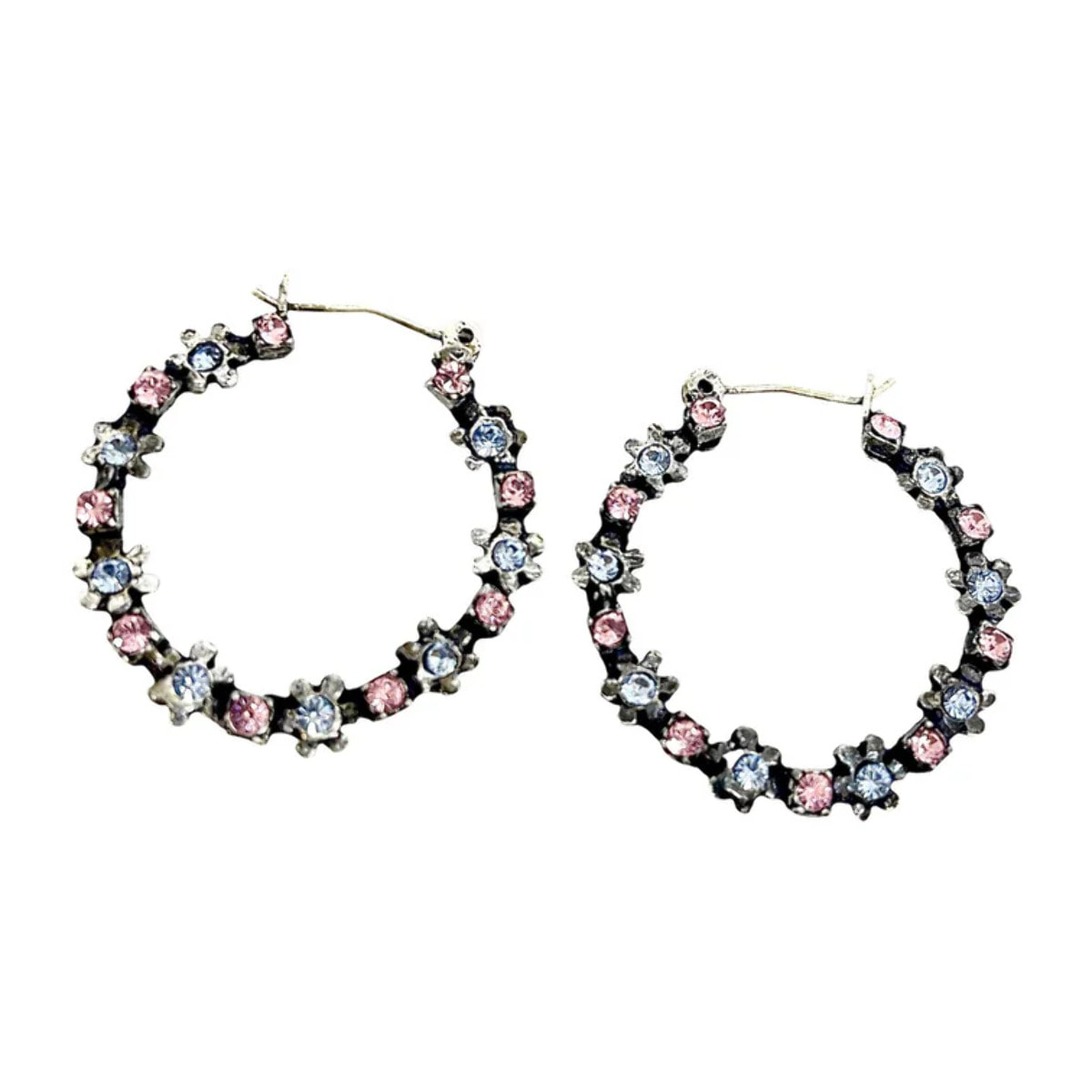 Aro multiflor en plata 10µ y cristales SW