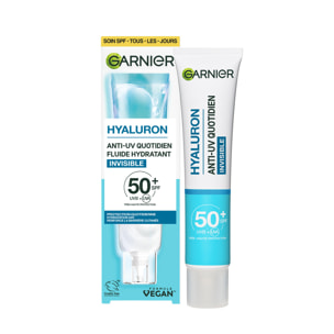Garnier SkinActive Hyaluron Anti-UV Quotidien Hydratant Invisible SPF50+ 40mL