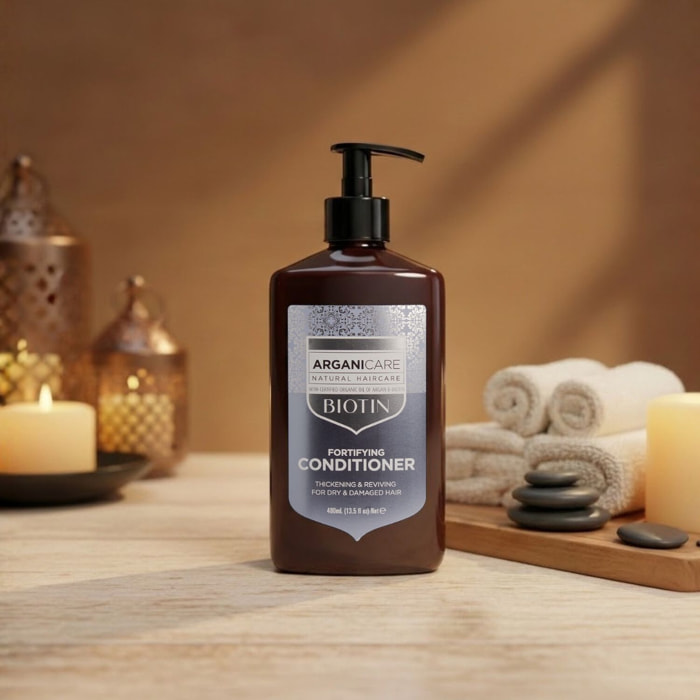 Biotine - Après-Shampooing Fortifiant - Cheveux Secs et Abîmés 400 ml