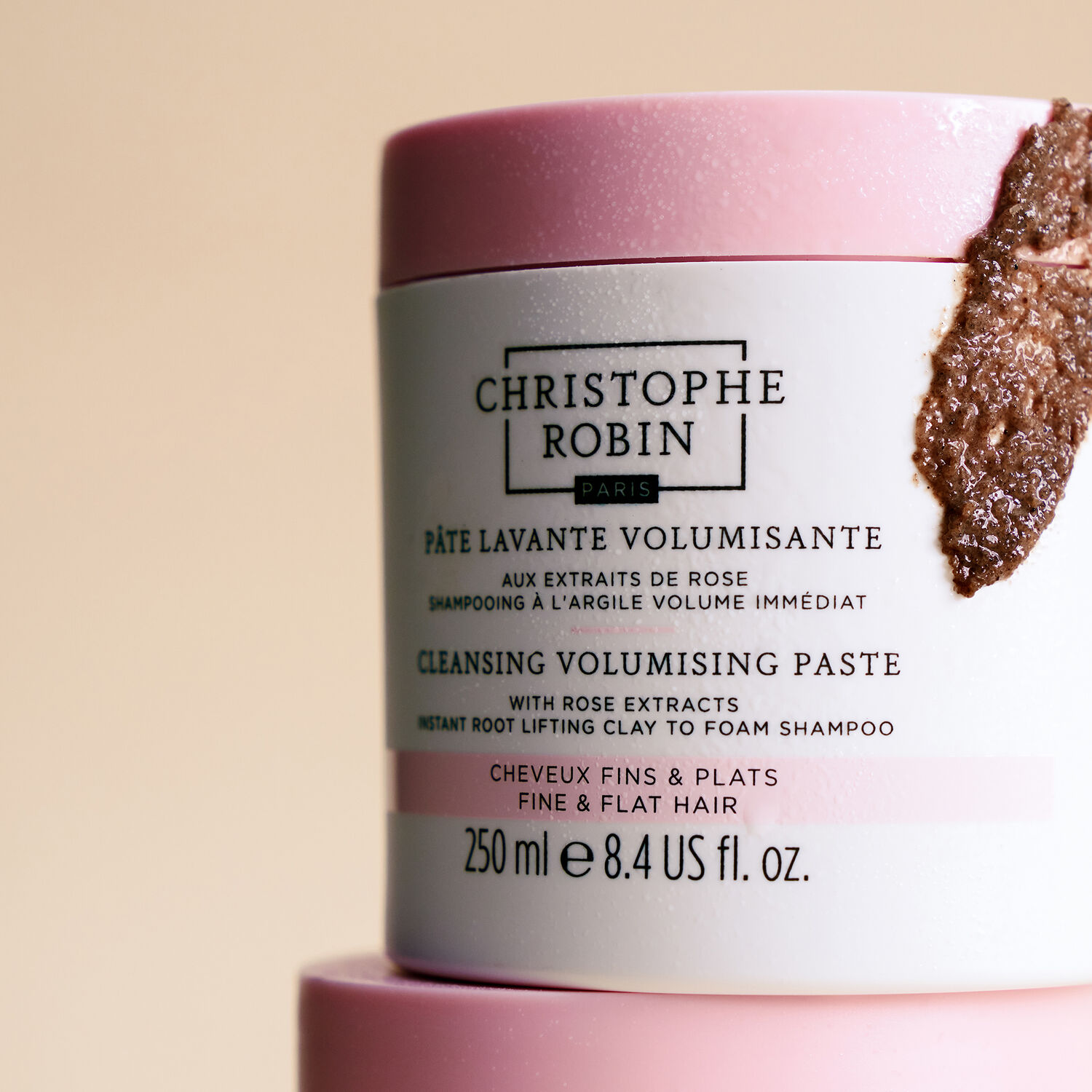 Pâte Lavante Volumisante - Aux Extraits de Rose