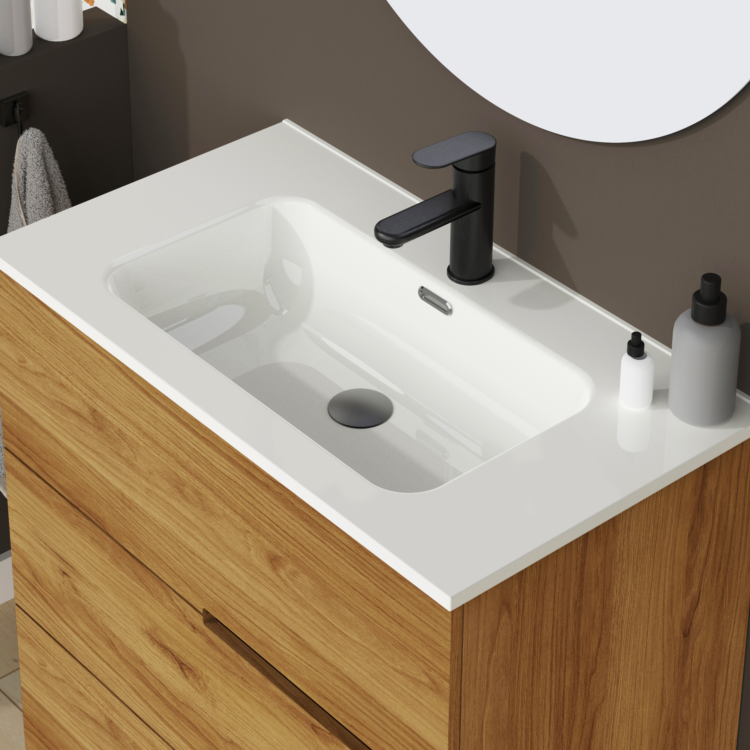 Conjunto de baño MEMPHIS 3C, Alday, 90cm, Teka