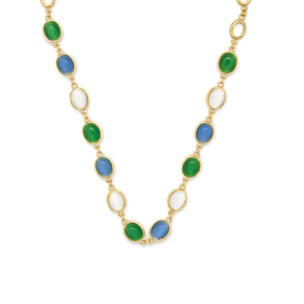 Collar Zaphis acabado oro amarillo 18k
