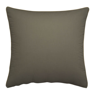 Taie d'oreiller imprimée en percale de coton, OSMOSE, Vert kakhi