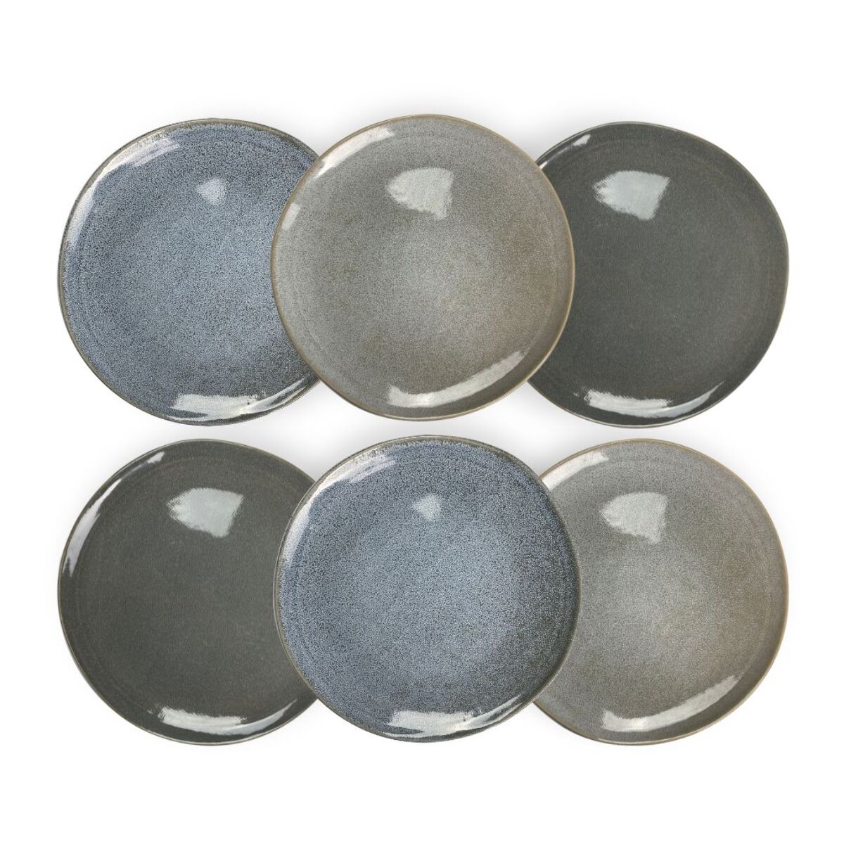 Service d'assiettes 18 pièces, ZAO