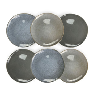 Service d'assiettes 18 pièces, ZAO