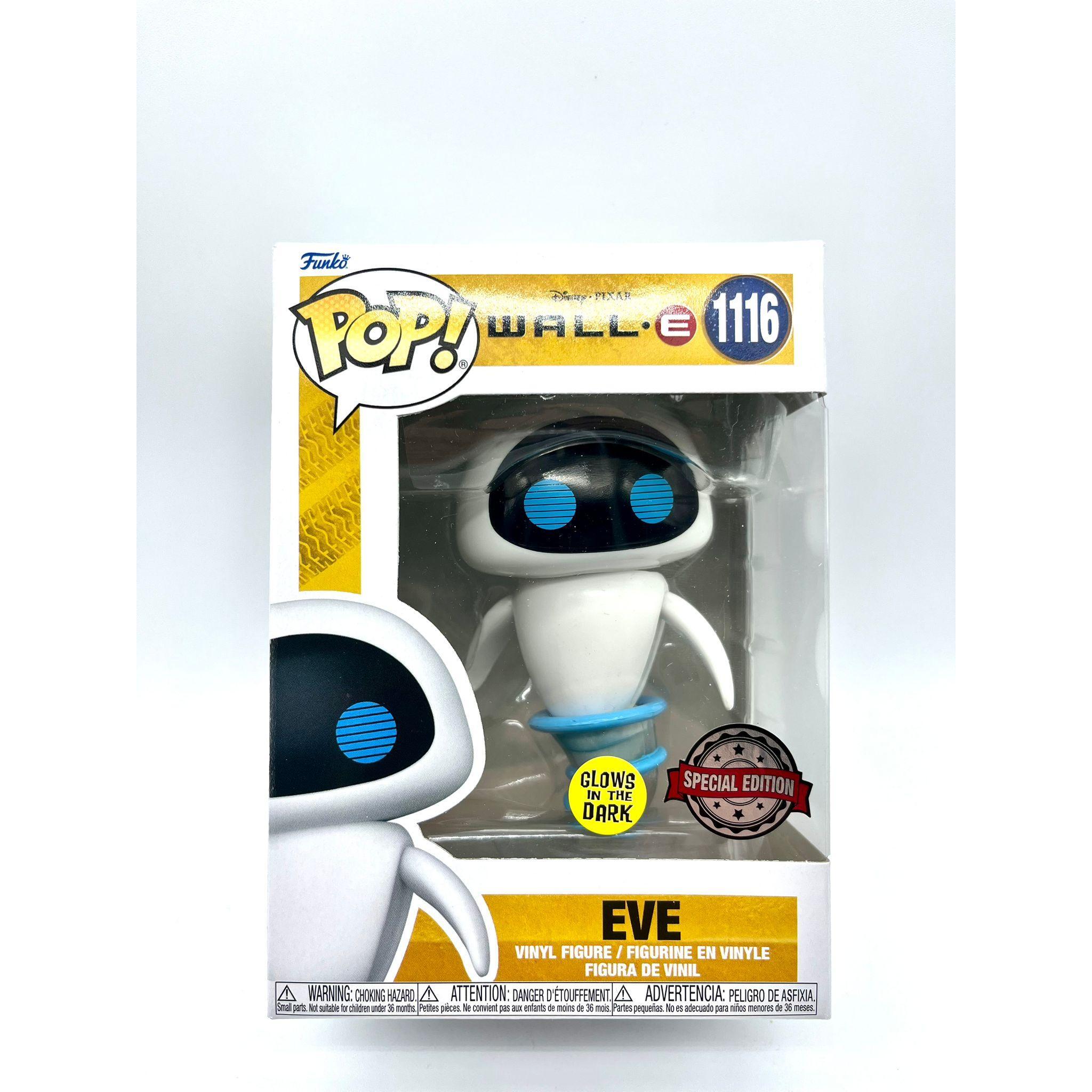 Disney Pixar Wall-E Pop! Figure Vinile Eve 9 Cm Esclusiva Funko