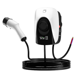 Stazione di carica ZD02. Per auto elettriche CA per la casa. Tipo 2, EV e PHEV, con 32A e 7KW.