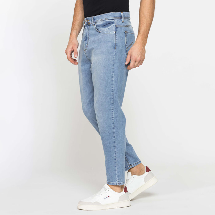 JEANS 5 TASCHE MOD. 739 FIT CARROT IN DENIM STRETCH 12 oz