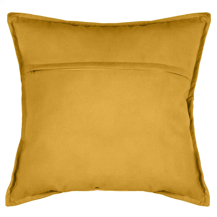 Coussin "Lilou" - jaune moutarde 55x55 cm