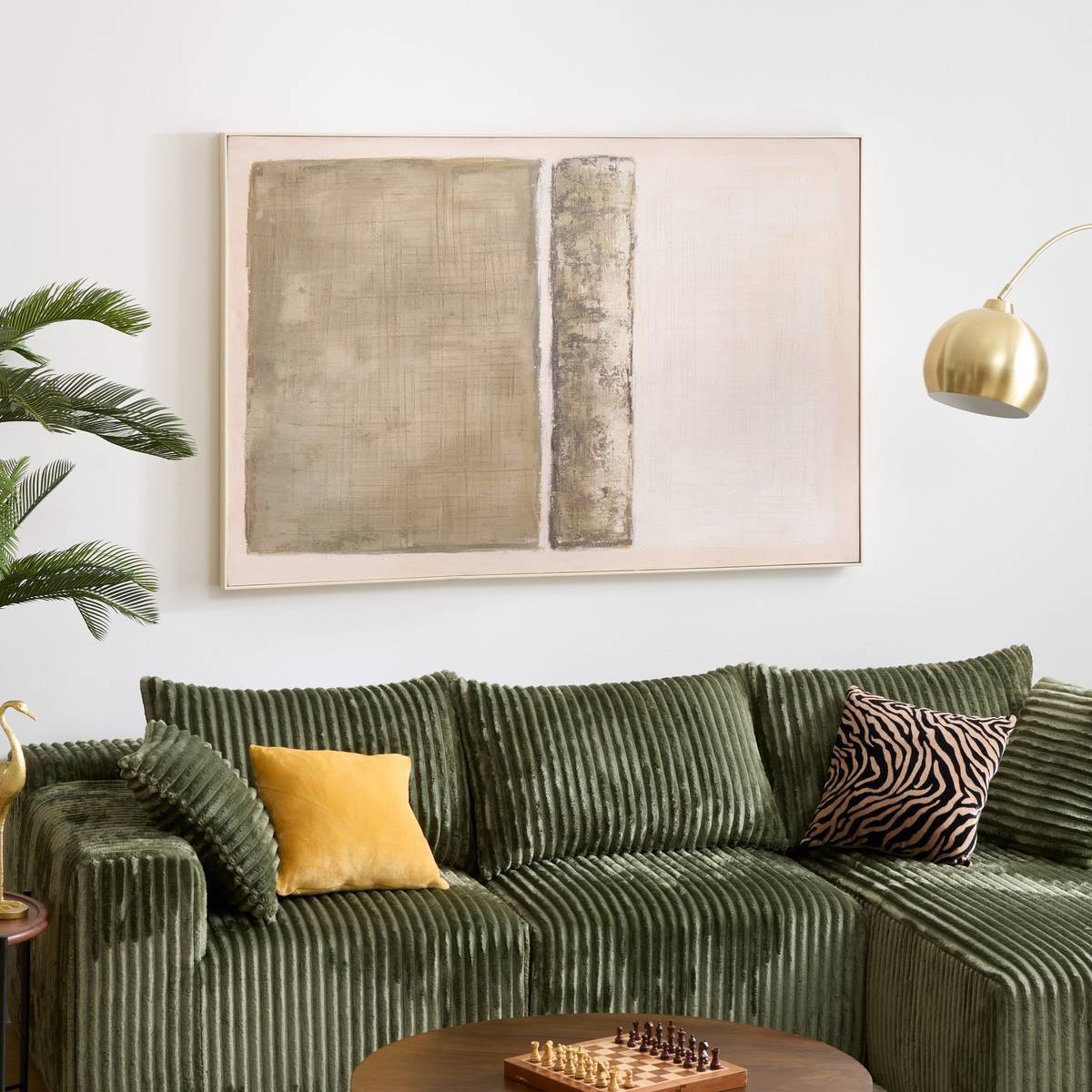 Toile Alan 100x150cm vert