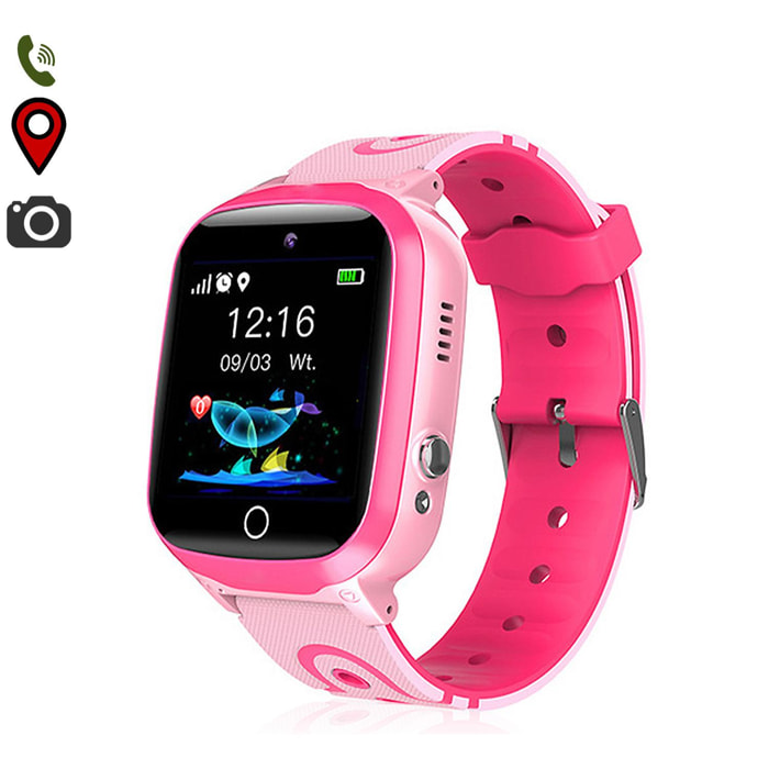 Smartwatch infantil Q13 localizador GPS + LSB + Wifi. Con cámara, pantalla de 1,44, intercomunicador y llamadas.