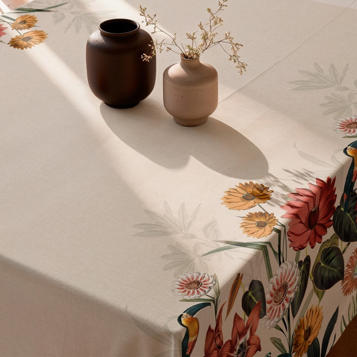 Nappe imprimée anti-tâches EDNA NATURAL