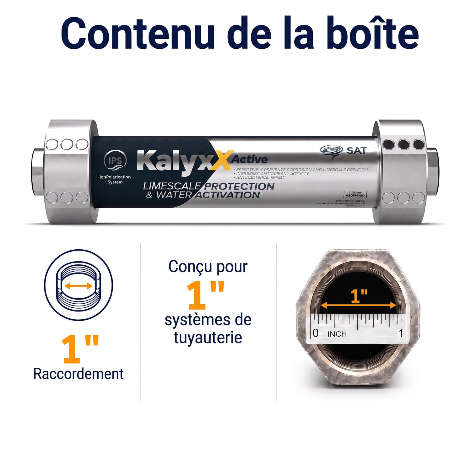 Alternative adoucisseur d'eau KalyxX Active 1" (IPSKXFRAG1)