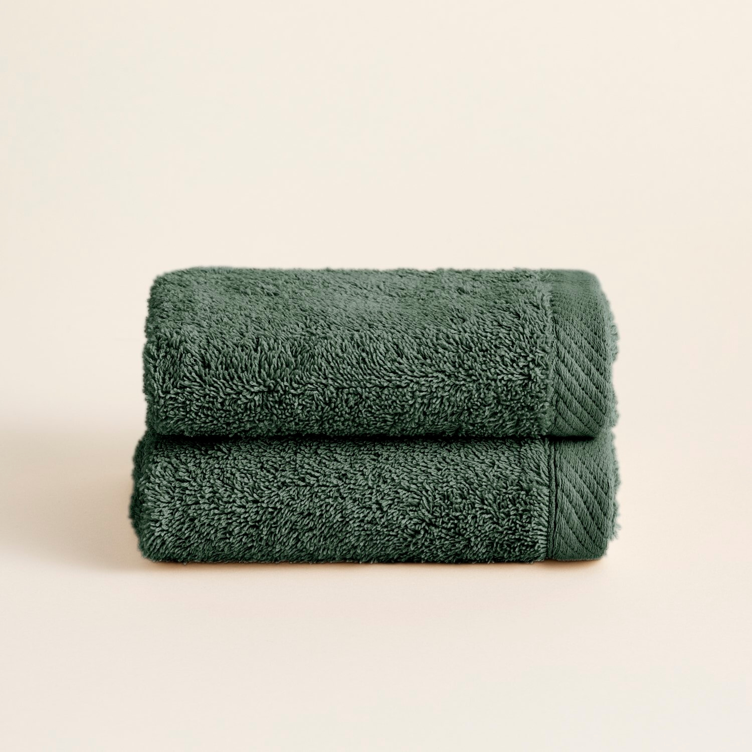 Serviette Éponge 100% Coton Peigné - 600 g/m2 EMERALD