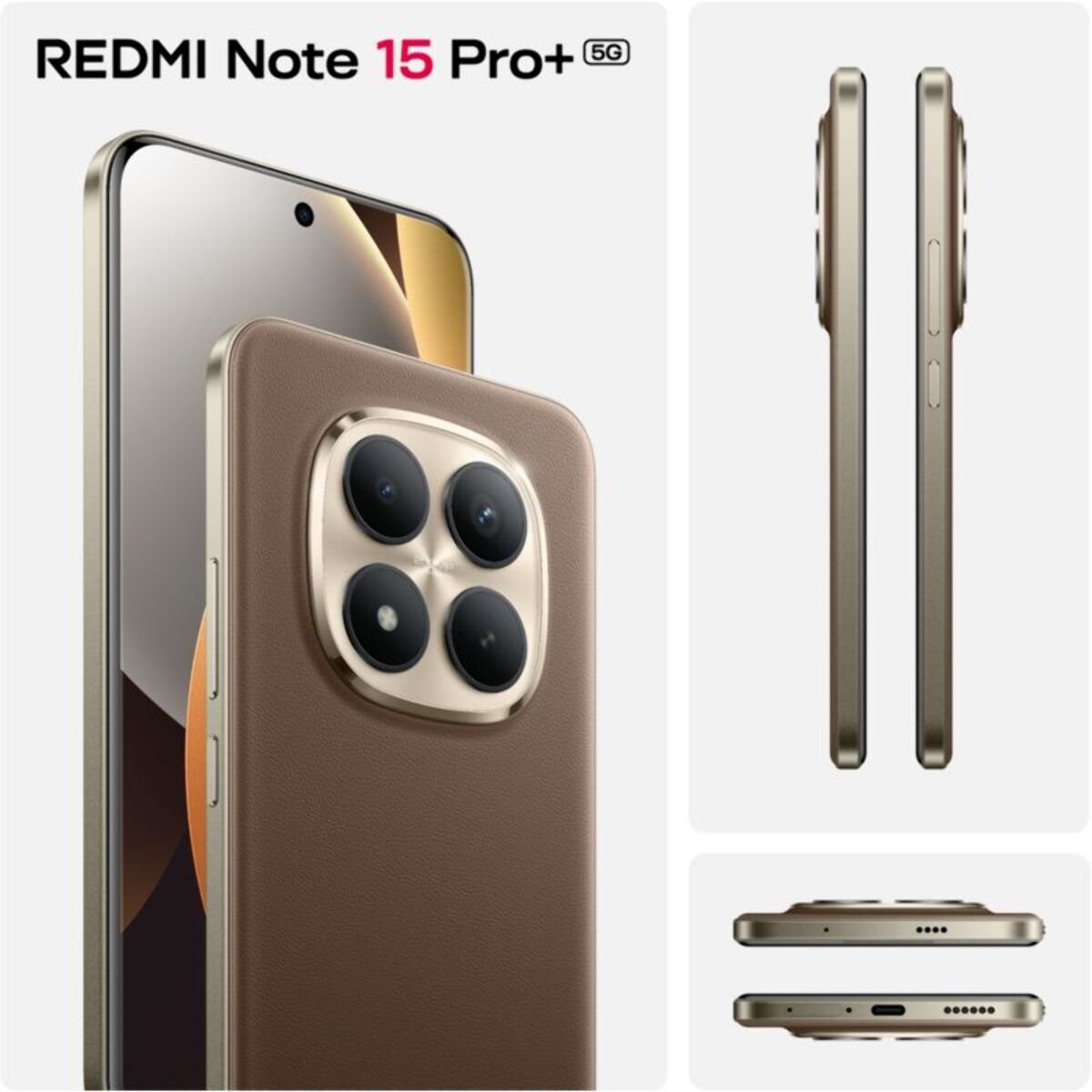 Smartphone XIAOMI Redmi Note 15 Pro+ Moka 256Go 5G