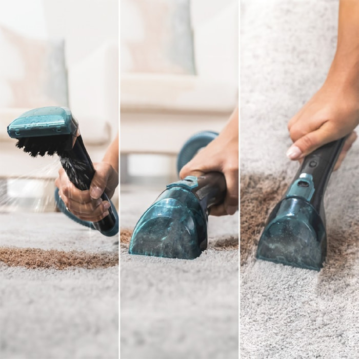 Cecotec Nettoyeur pour tissu d’ameublement sans fil Conga Carpet&Spot Clean Infi