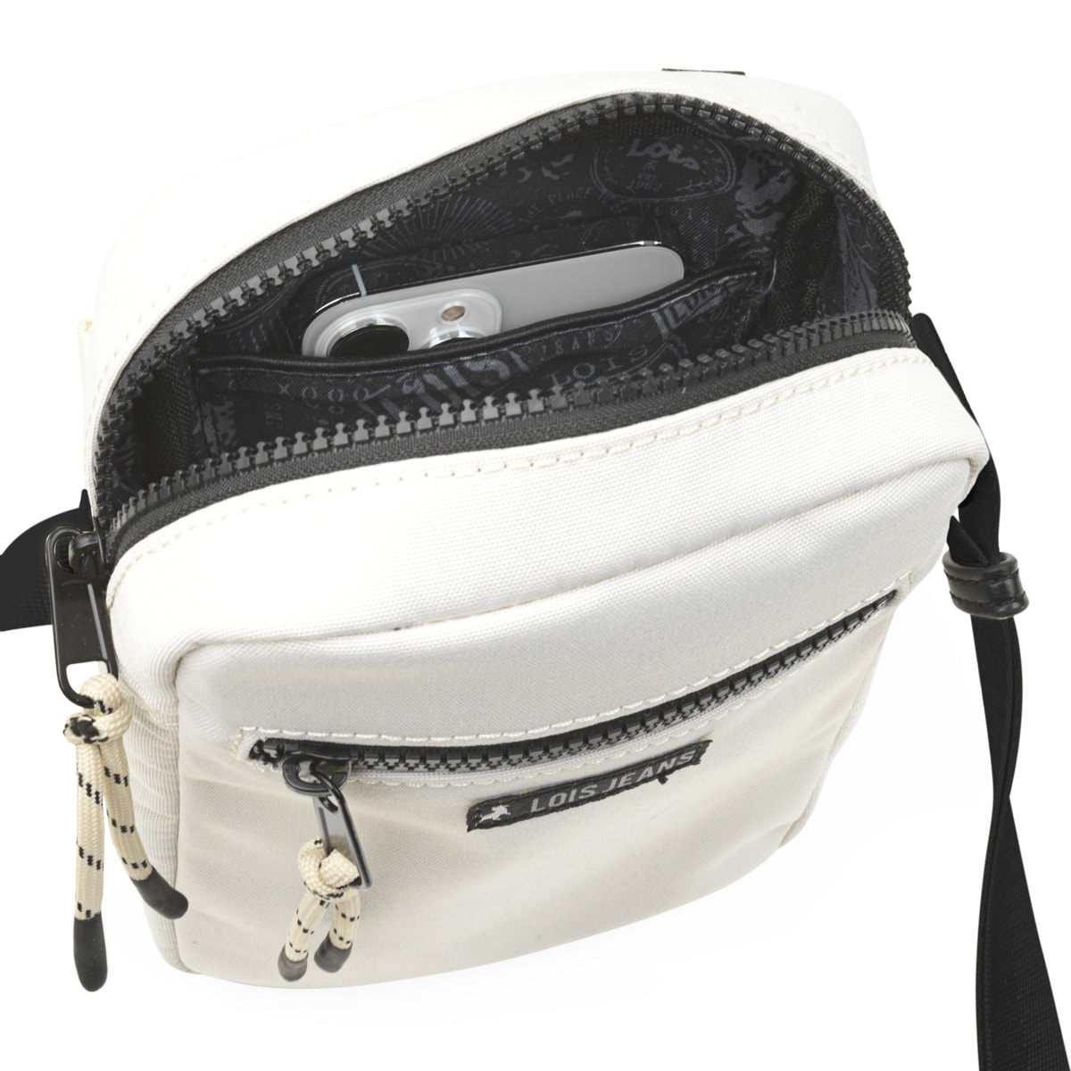 Bandolera Hombre Vegana Lois Cedar Crudo