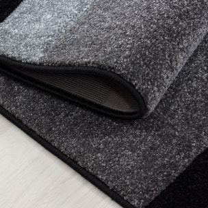 HAWAII - Tapis de salon à motif géométrique gris