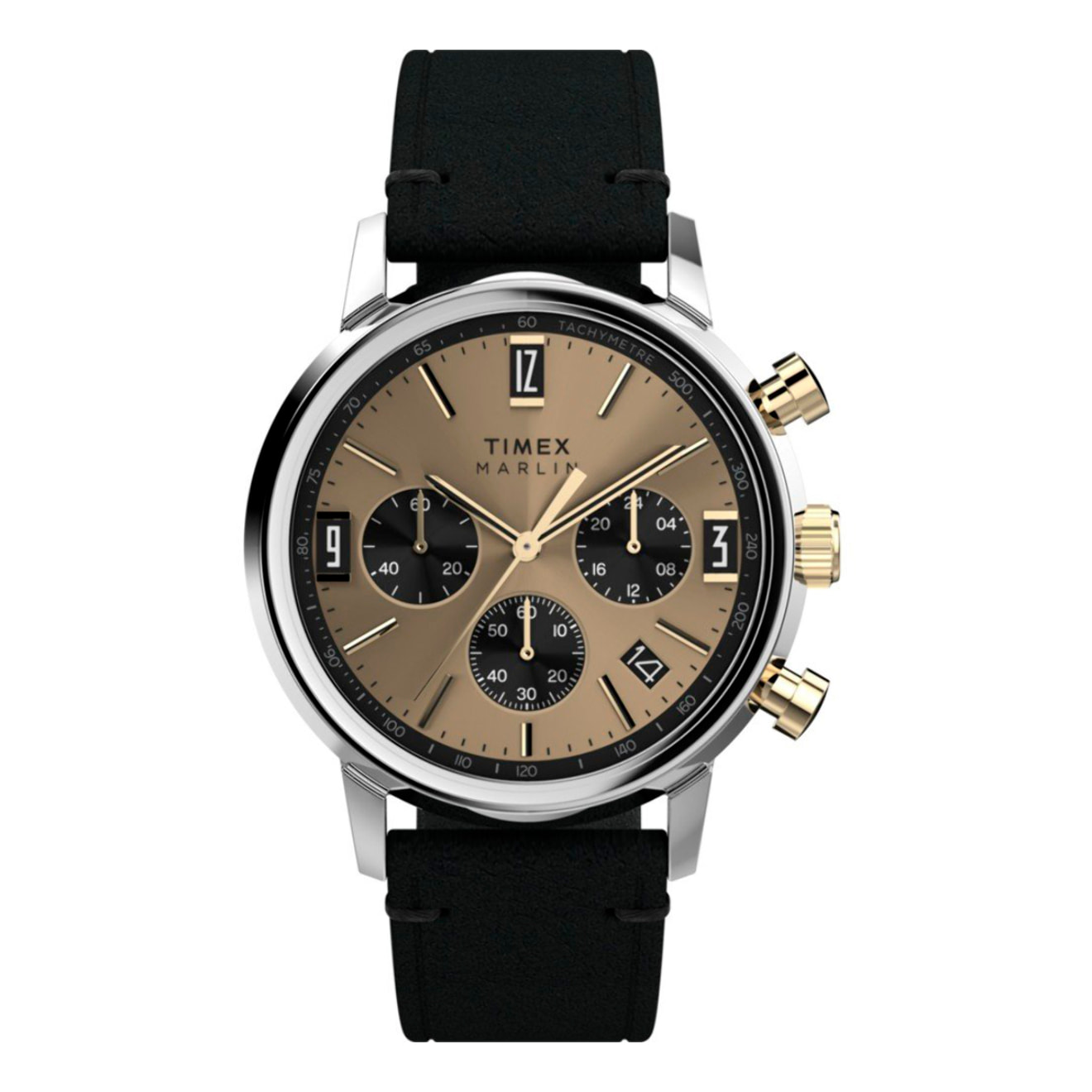 Reloj Timex TW2W60300A Hombre Analogico Cuarzo con Correa de Cuero
