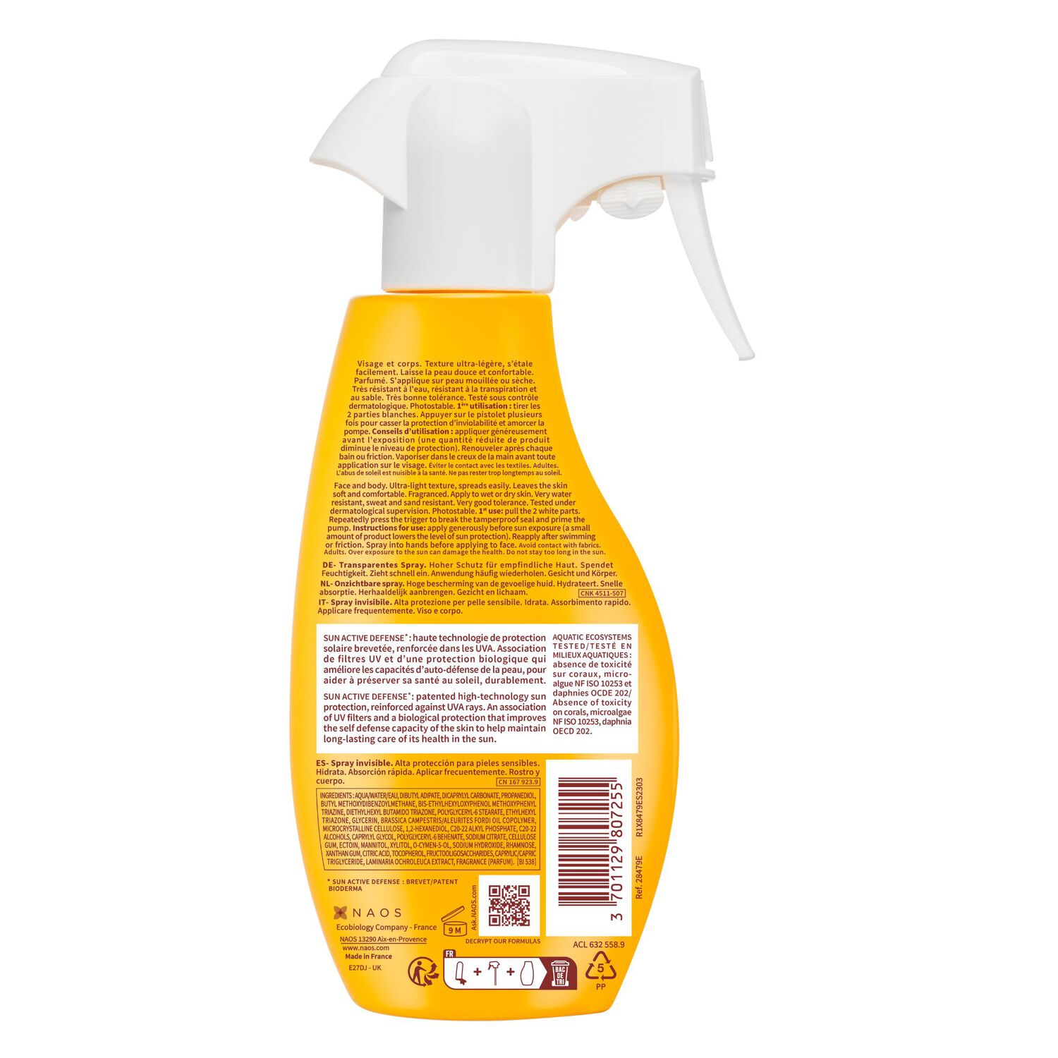 Photoderm SPF30 - Spray Solaire Hydratant Invisible - Peaux Sensibles 300 ml