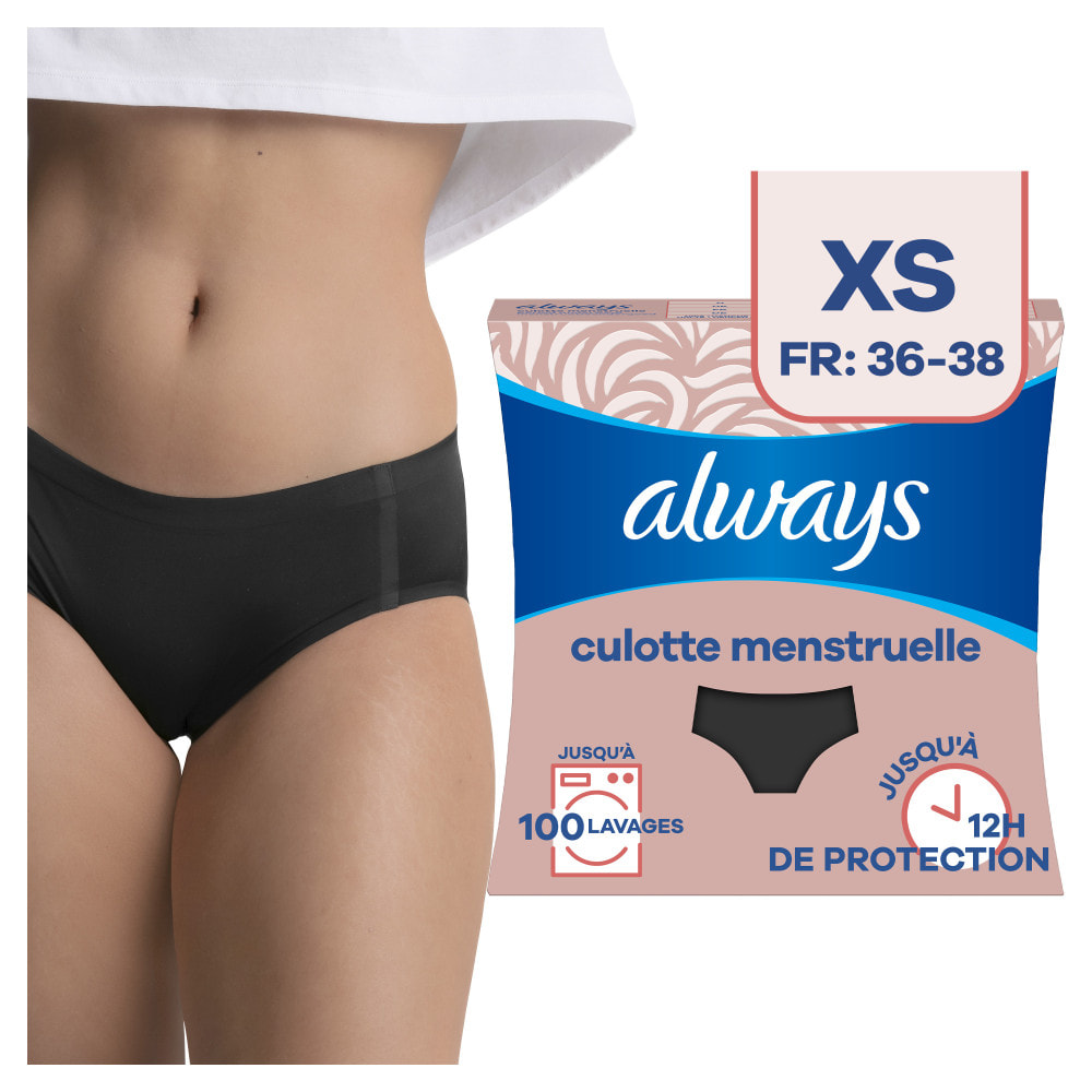 2 Culottes Menstruelles Lavables Taille 36-38