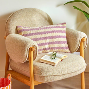 Coussin Poolside 58x38cm lilas