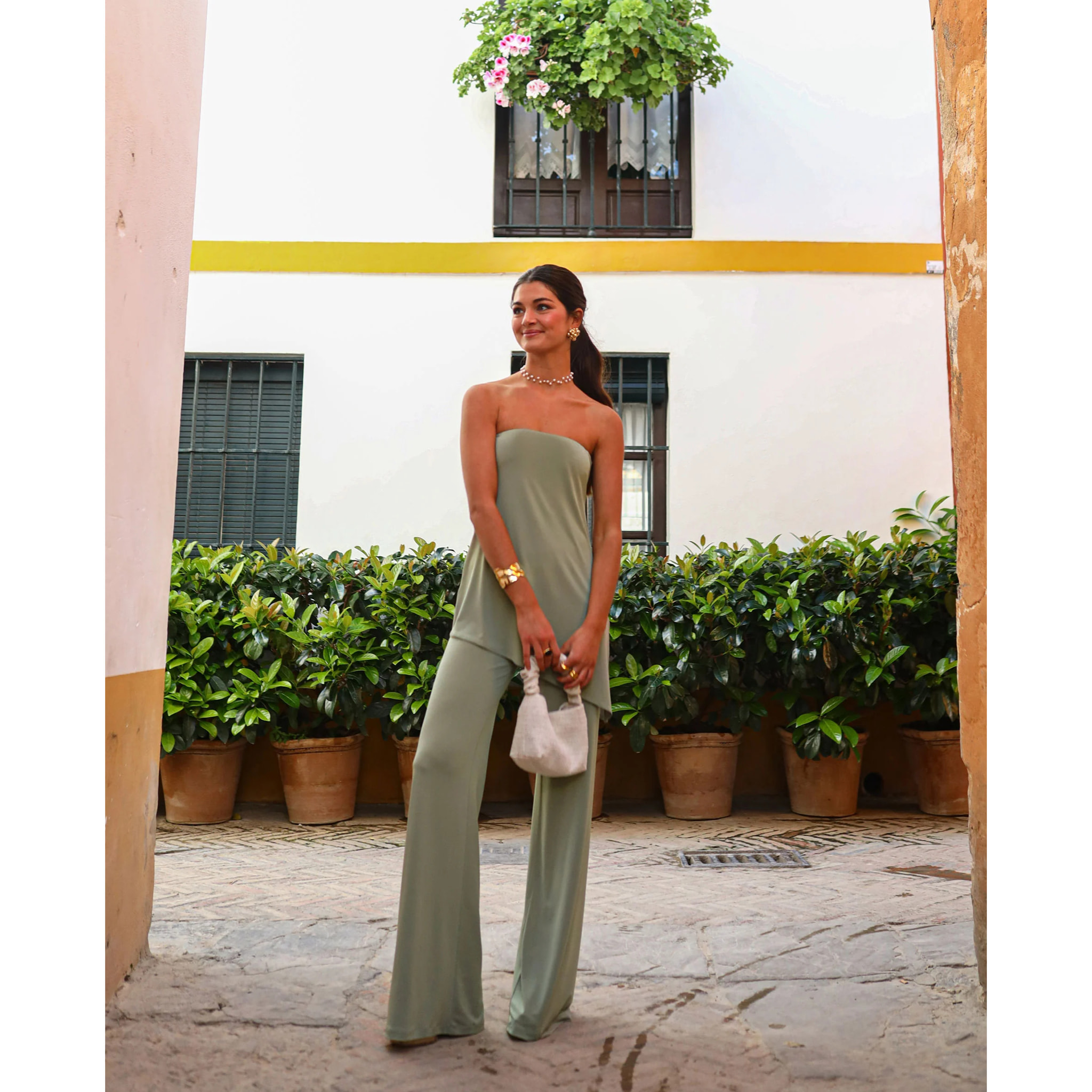 Pantalón de mujer ancho elegante