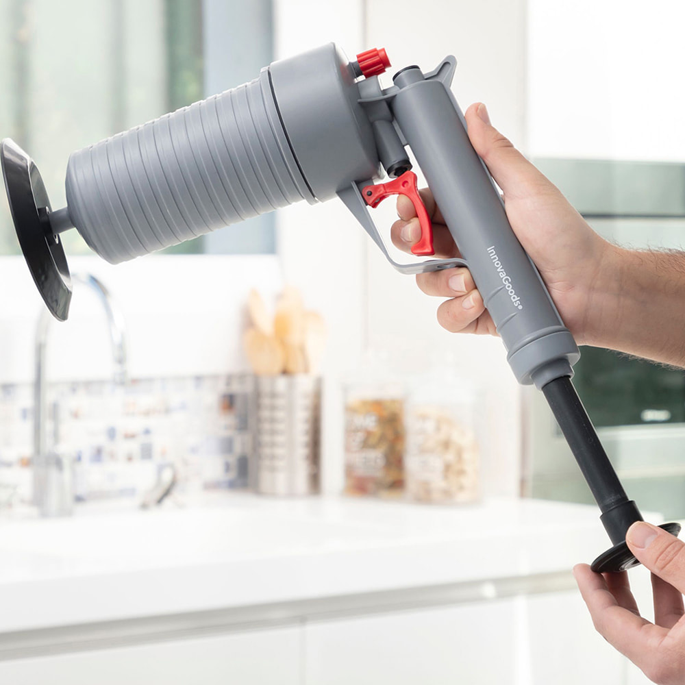 Pistola Sturatubi ad Aria Compressa Klingun - Grigio