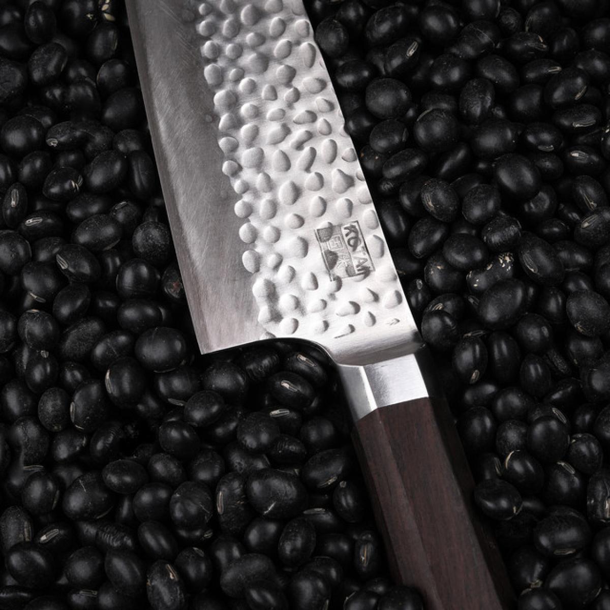 Cuchillo cocinero martillado ''Kiritsuke'' | acero 440C | L: 21 cm