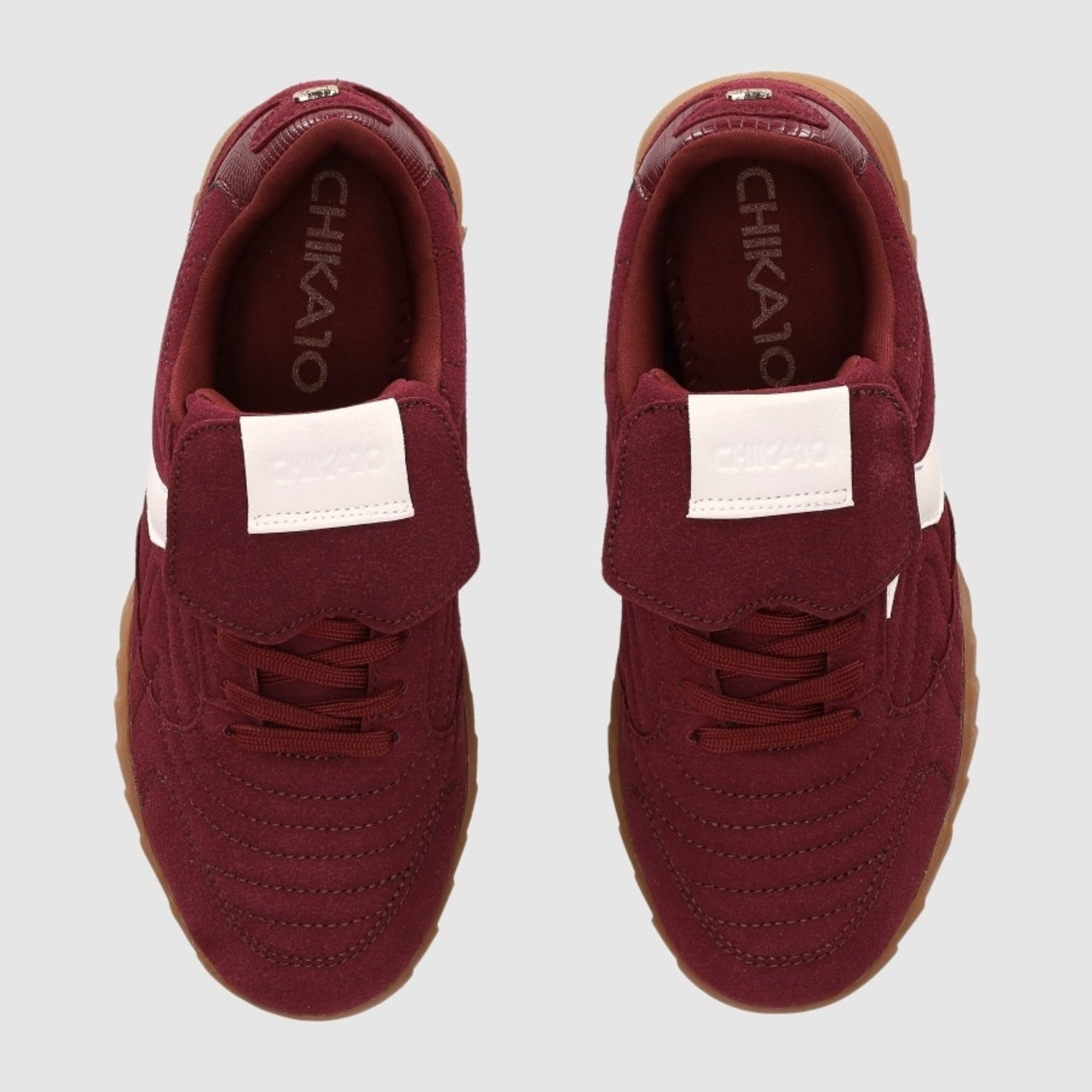 Deportivos de Tejido - Vino - Tacón: Bajo