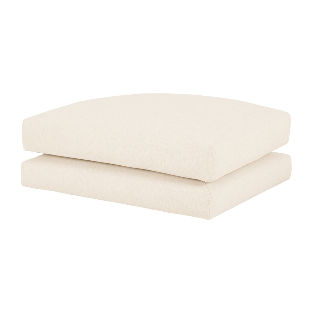 Puf blanco roto de 97x78cm Alto: 36 Largo: 97 Ancho: 78