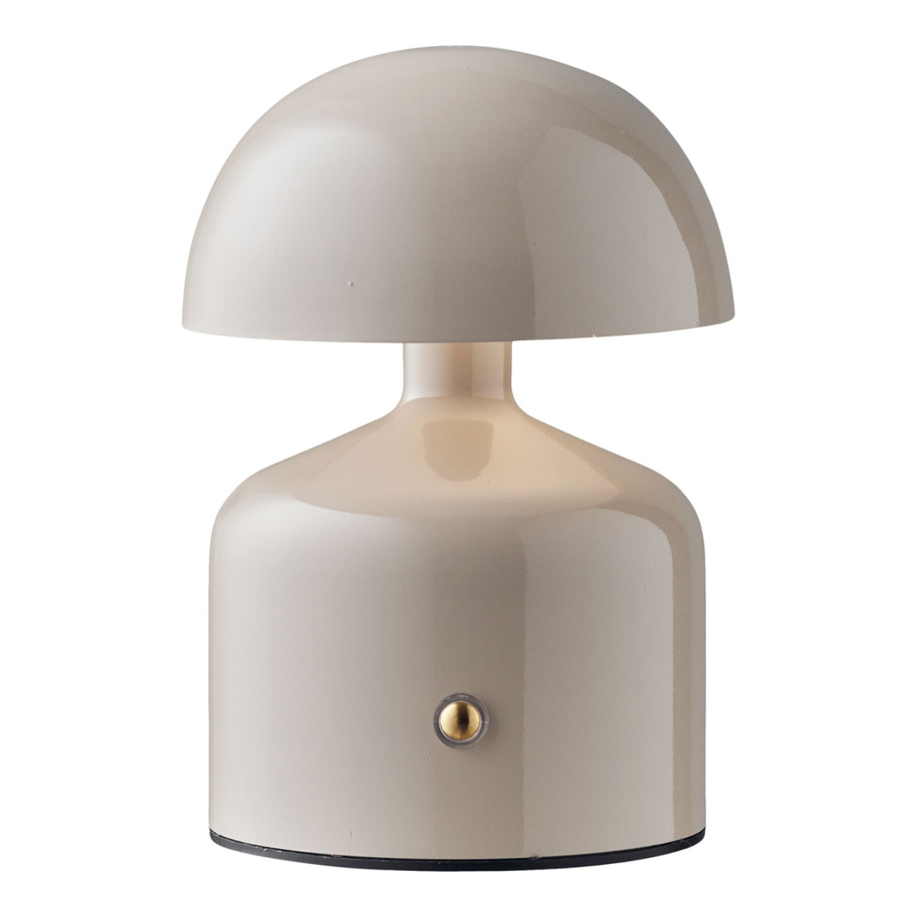 Aulla Lampada da Tavolo Ricaricabile in Metallo Grigio