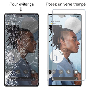 Protège écran IBROZ Google pixel 6 Verre trempe x3