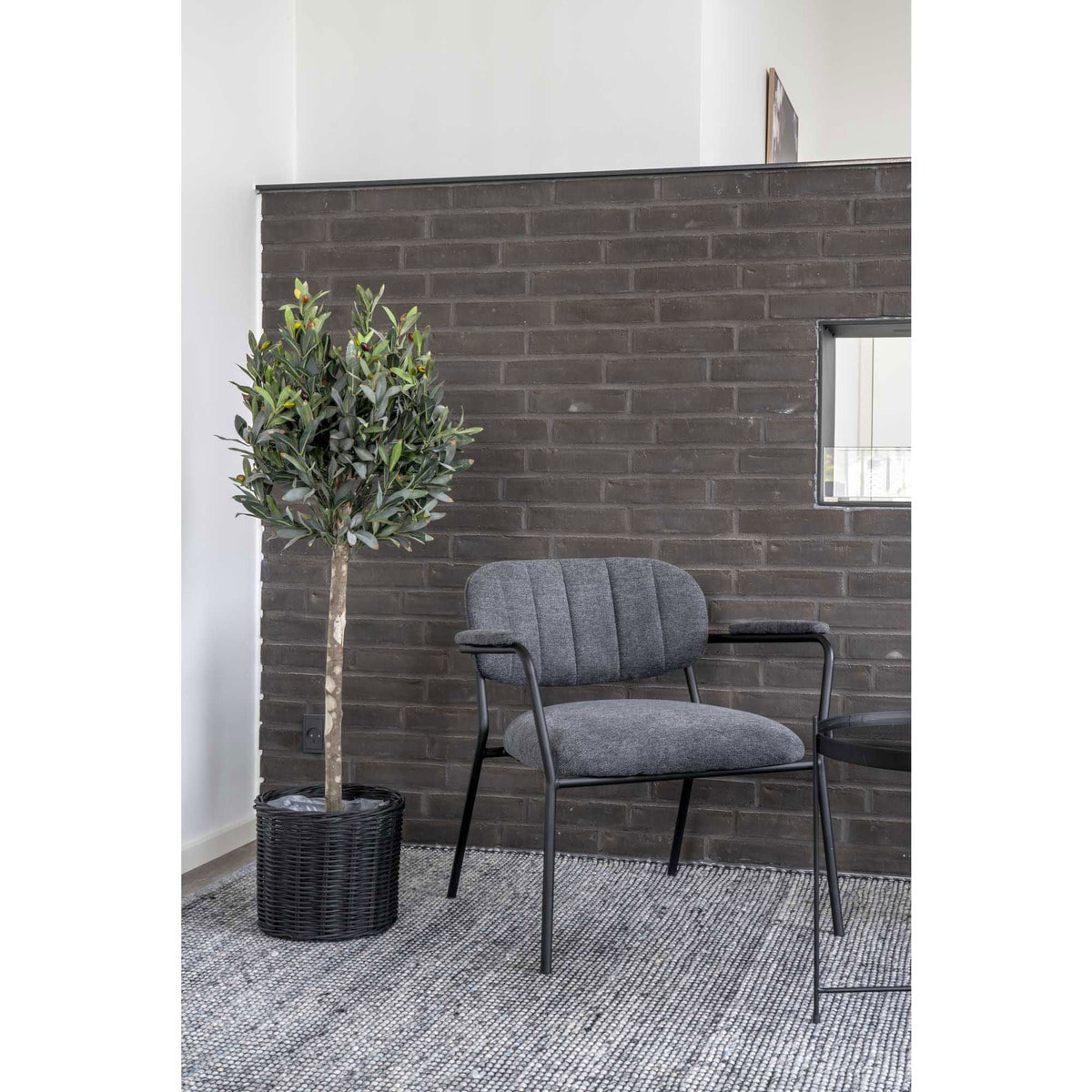 Ulivo artificiale verde H 120 cm