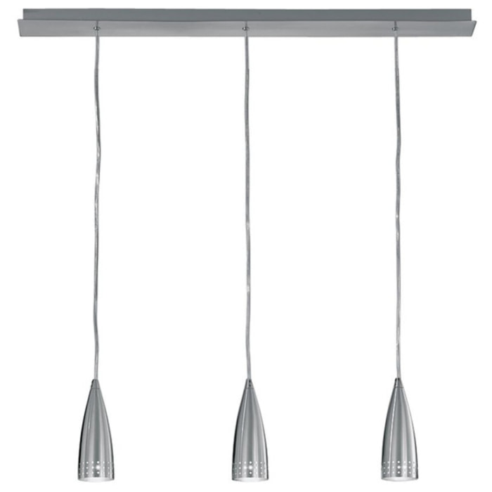 Lampada a sospensione in alluminio