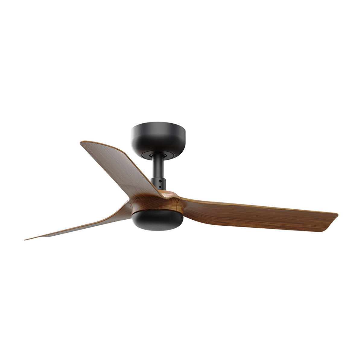 MINI PUNT S Ventilateur noir/bois foncé DC