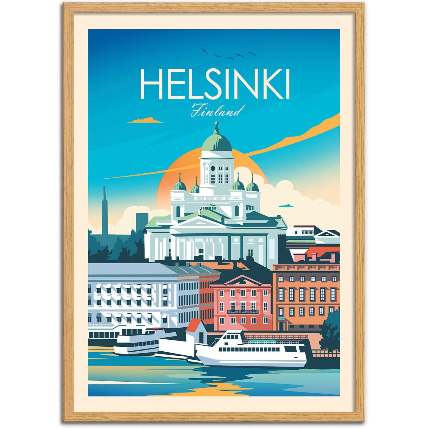 Affiche - Helsinki Finland - Studio Inception