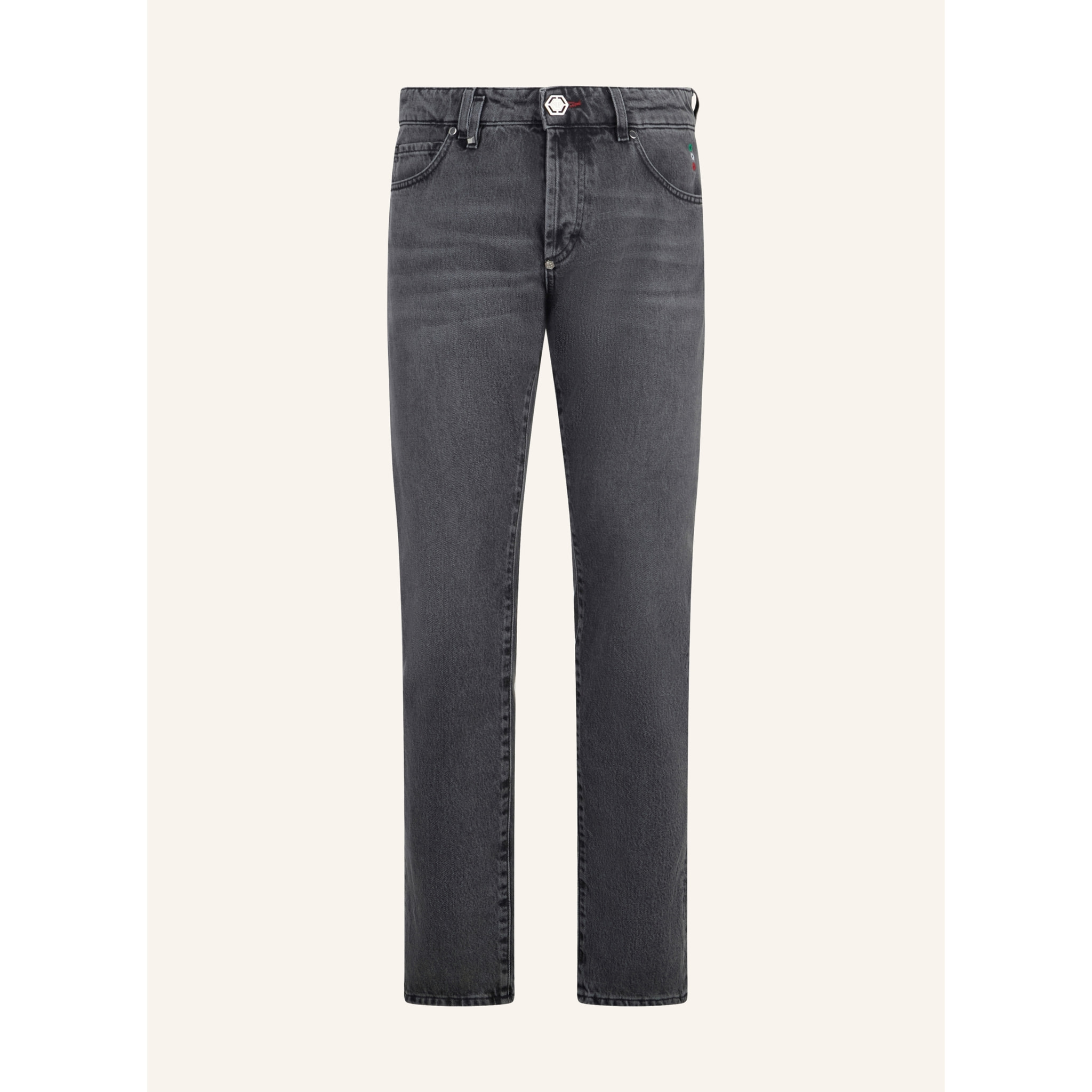 PHILIPP PLEIN Basic Straight Cut Jeans
